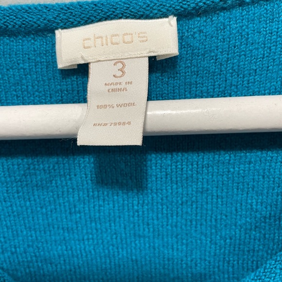 Chico’s wool zip jacket - Picture 3 of 3